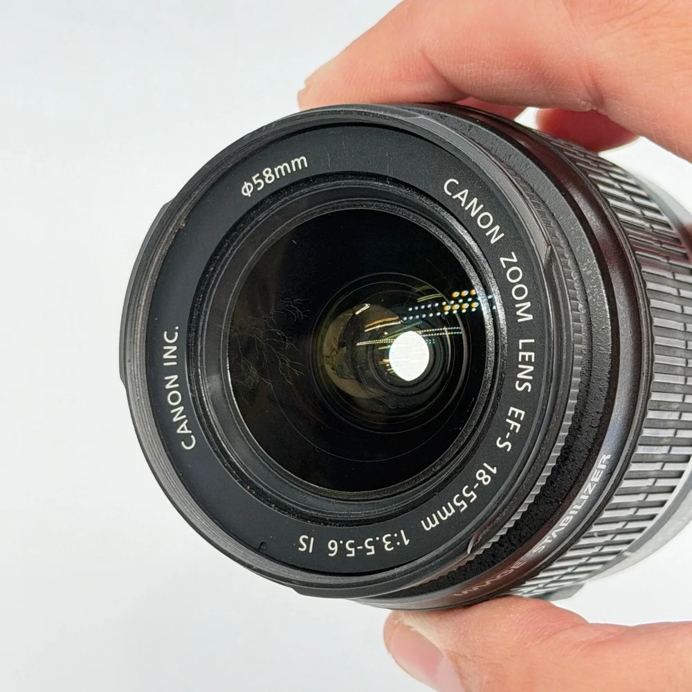 Canon EF-S 18-55mm f3.5-5.6 IS Zoom Lens with Image Stabilizer 58mm Black